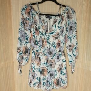 One (heart) Clothing floral romper. Medium